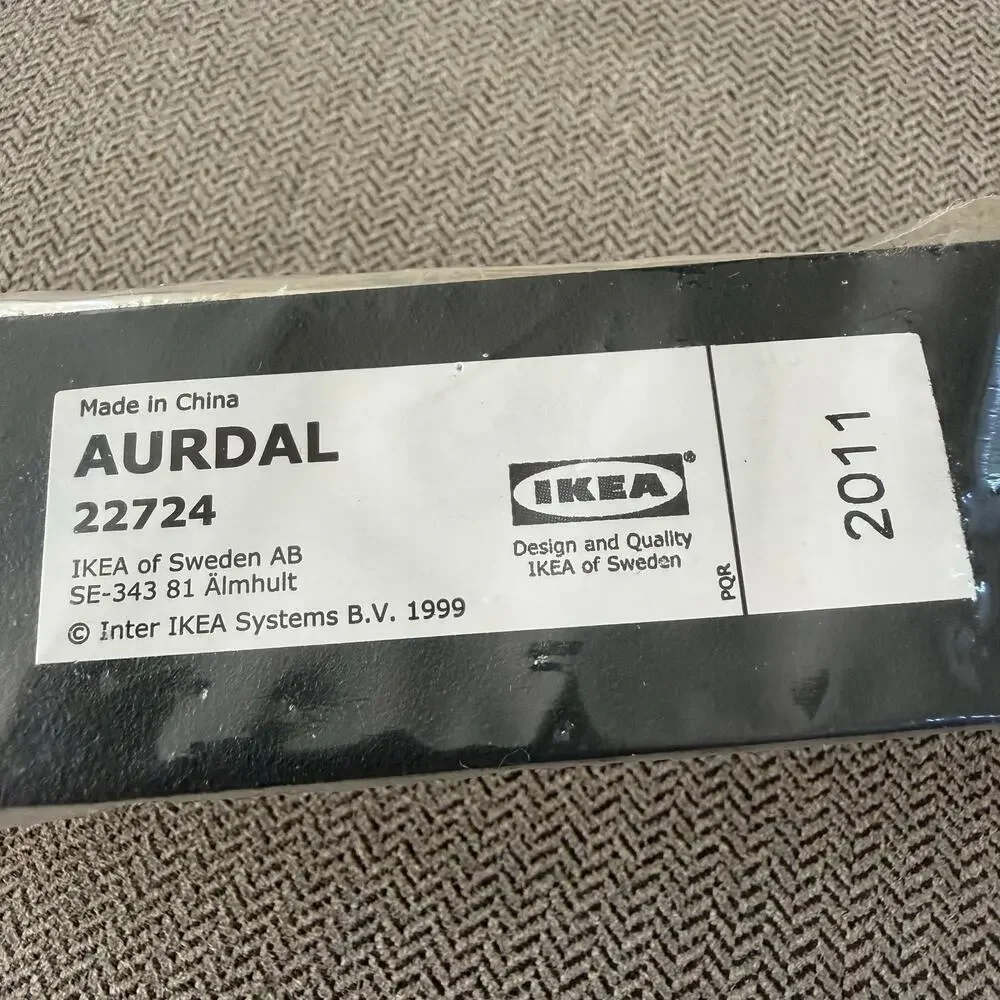 IKEA AURDAL Gray Rail Bar Closet System Part 504.609.47 New Sealed